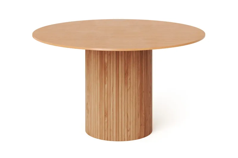 Kopparbo rundt spisebord 130 cm finér - Eik - Møbler - Bord - Spisebord & kjøkkenbord