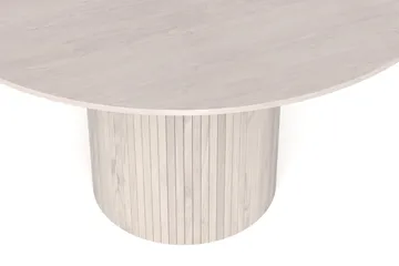 Kopparbo rundt spisebord 130 cm finér - Hvitlasert - Møbler - Bord - Spisebord & kjøkkenbord