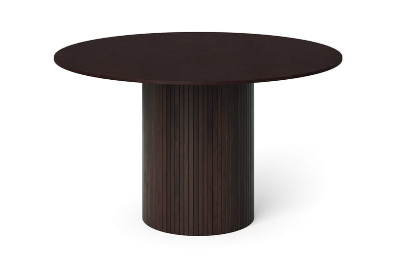 Kopparbo rundt spisebord 130 cm finér - Røkt eik - Møbler - Bord - Spisebord & kjøkkenbord