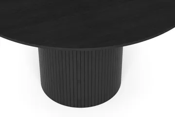 Kopparbo rundt spisebord 130 cm finér - Svartbeiset eik - Møbler - Bord - Spisebord & kjøkkenbord
