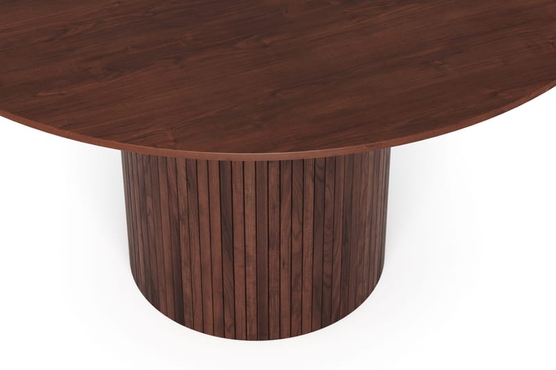 Kopparbo rundt spisebord 130 cm finér - Valnøtt - Møbler - Bord - Spisebord & kjøkkenbord