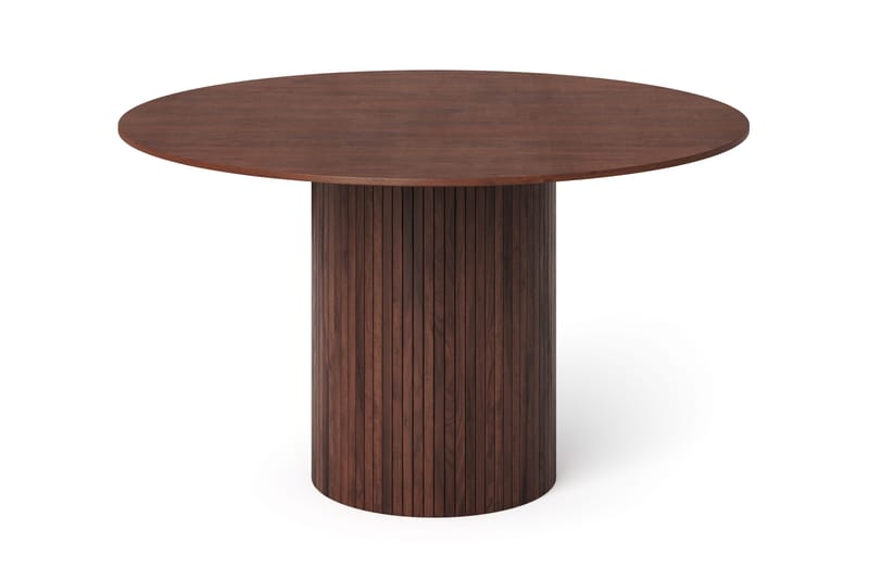 Kopparbo rundt spisebord 130 cm finér - Valnøtt - Møbler - Bord - Spisebord & kjøkkenbord