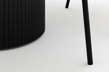 Kopparbo Rundt Spisebord 130 cm med 4 Berit Stoler - Svart - Møbler - Bord - Spisegruppe