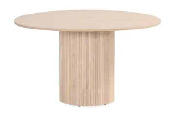 Kopparbo Rundt Spisebord 130 cm med 4 Sawako Stoler - Beige - Møbler - Bord - Spisegruppe