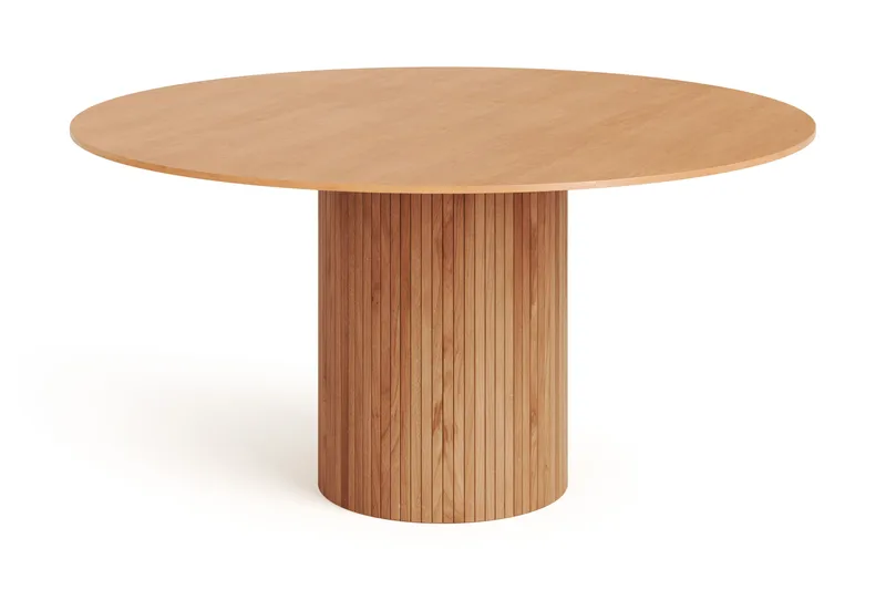 Kopparbo rundt spisebord 150 cm finér, Eik