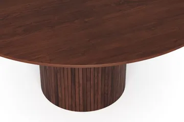 Kopparbo rundt spisebord 150 cm finér - Valnøtt - Møbler - Bord - Spisebord & kjøkkenbord