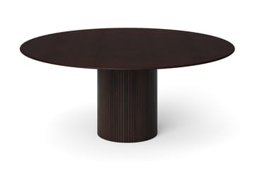 Kopparbo rundt spisebord 180 cm finér - Røkt eik - Møbler - Bord - Spisebord & kjøkkenbord