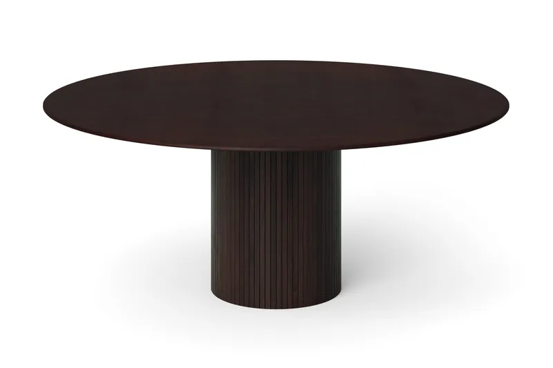 Kopparbo rundt spisebord 180 cm finér - Røkt eik - Møbler - Bord - Spisebord & kjøkkenbord