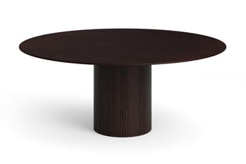 Kopparbo rundt spisebord 180 cm finér - Røkt eik - Møbler - Bord - Spisebord & kjøkkenbord