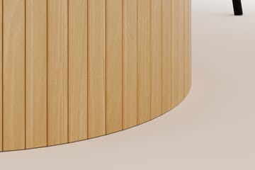 Kopparbo Rundt Spisebord 180 cm med 6 Berit Stoler - Hvitlasert - Møbler - Bord - Spisegruppe