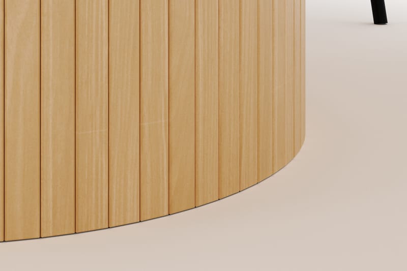Kopparbo Rundt Spisebord 180 cm med 6 Berit Stoler - Hvitlasert - Møbler - Bord - Spisegruppe