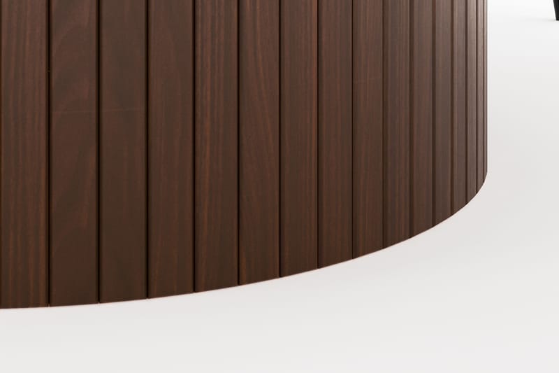 Kopparbo Rundt Spisebord 180 cm med 6 Berit Stoler - Valnøtt - Møbler - Bord - Spisegruppe