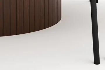 Kopparbo Rundt Spisebord 180 cm med 8 Gemmiano Stoler - Valnøtt - Møbler - Bord - Spisegruppe