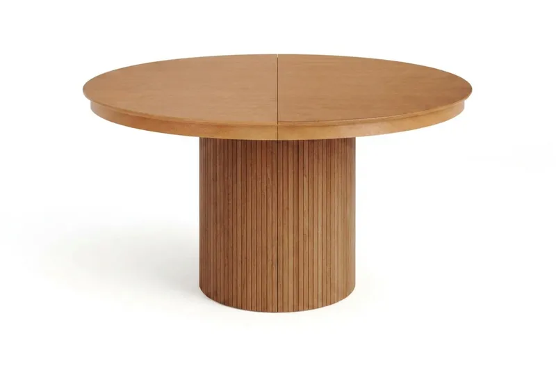 Kopparbo rundt uttrekkbart spisebord 120–220 cm finér - Eik - Møbler - Bord - Spisebord & kjøkkenbord