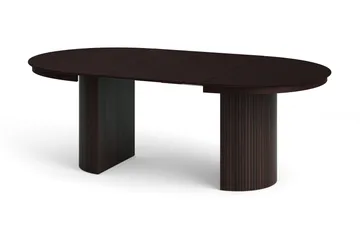 Kopparbo rundt uttrekkbart spisebord 120–220 cm finér