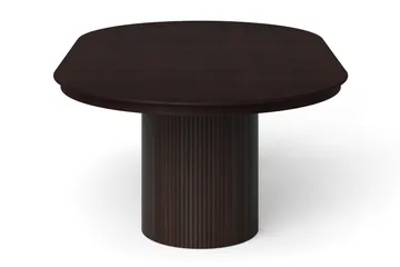 Kopparbo rundt uttrekkbart spisebord 140–240 cm finér - Røkt eik - Møbler - Bord - Spisebord & kjøkkenbord