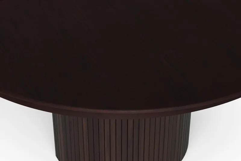Kopparbo rundt uttrekkbart spisebord 140–240 cm finér - Røkt eik - Møbler - Bord - Spisebord & kjøkkenbord