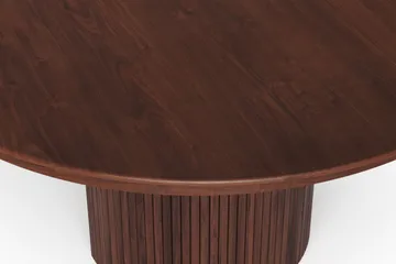 Kopparbo rundt uttrekkbart spisebord 140–240 cm finér - Valnøtt - Møbler - Bord - Spisebord & kjøkkenbord