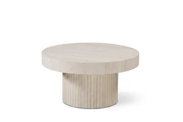 Kopparbo sofabord rundt 85 cm tykk bordplate