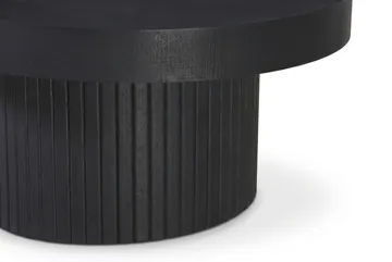 Kopparbo sofabord rundt 85 cm tykk bordplate - Svart - Møbler - Bord - Sofabord & salongbord