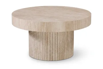 Kopparbo sofabord rundt 85 cm tykk bordplate