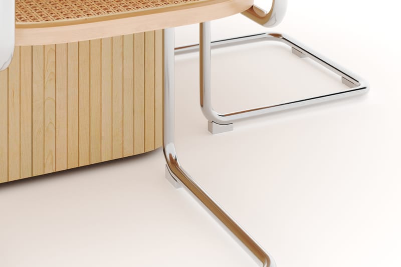 Kopparbo Spisebord 140 cm med 4 stk Build Matstkolar - Hvit - Møbler - Bord - Spisegruppe