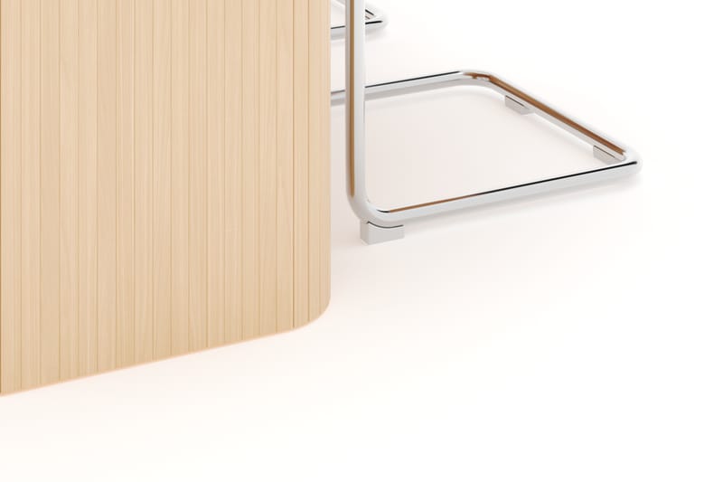 Kopparbo Spisebord 160-220 cm Forlengbart med 4 stk Build Matstkolar - Hvit - Møbler - Bord - Spisegruppe