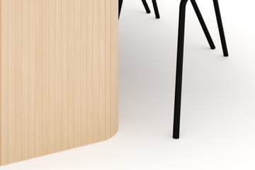 Kopparbo Spisebord 160-220 cm Uttrekkbart med 6 Berit Stoler - Hvit - Møbler - Bord - Spisegruppe