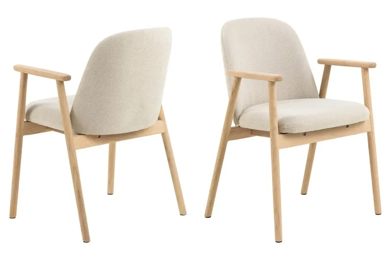 Kopparbo spisebord 180–240 cm uttrekkbart med 4 Reciclar spisestoler - Møbler - Bord - Spisegruppe