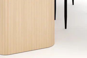 Kopparbo Spisebord 180-240 cm Uttrekkbart med 6 Sawako Stoler - Hvit - Møbler - Bord - Spisegruppe