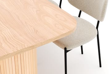 Kopparbo Spisebord 200 cm med 6 Gemmiano Stoler - Natur - Møbler - Bord - Spisegruppe
