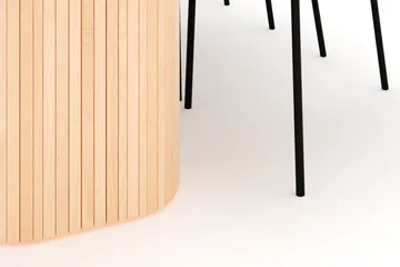 Kopparbo Spisebord 200 cm med 6 Gemmiano Stoler - Natur - Møbler - Bord - Spisegruppe