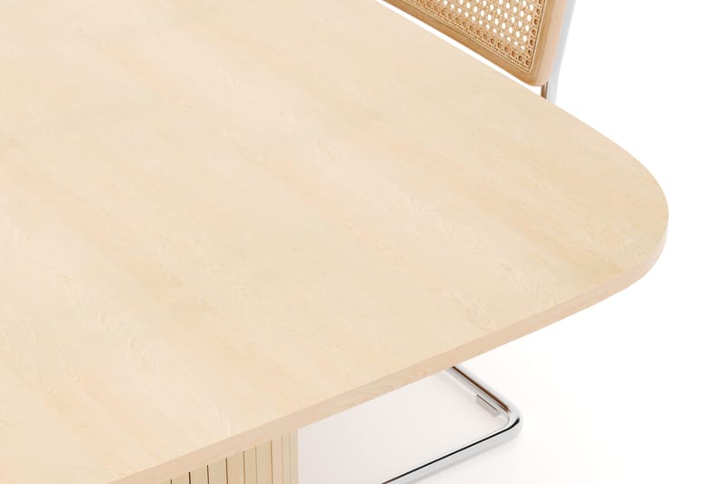 Kopparbo Spisebord 240 cm med 4 stk Build Matstkolar - Hvit - Møbler - Bord - Spisegruppe
