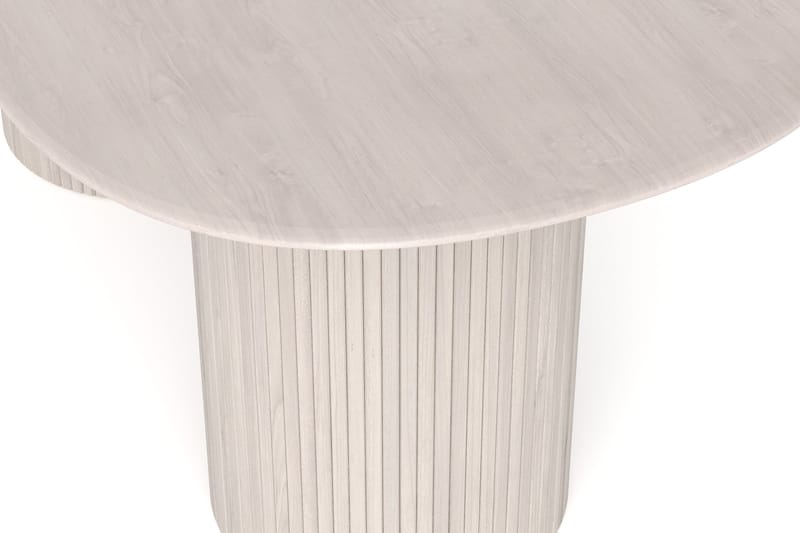 Kopparbo spisebord ovalt 180x90 cm finér - Hvitlasert eik - Møbler - Bord - Spisebord & kjøkkenbord
