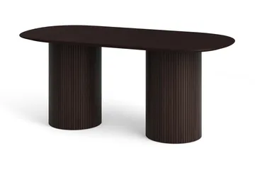 Kopparbo spisebord ovalt 180x90 cm finér
