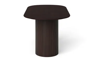 Kopparbo spisebord ovalt 180x90 cm finér - Røkt eik - Møbler - Bord - Spisebord & kjøkkenbord