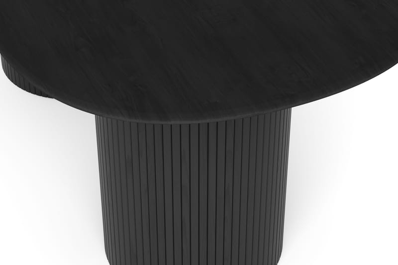 Kopparbo spisebord ovalt 180x90 cm finér - Svartbeiset eik - Møbler - Bord - Spisebord & kjøkkenbord