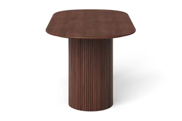 Kopparbo spisebord ovalt 180x90 cm finér - Valnøtt - Møbler - Bord - Spisebord & kjøkkenbord