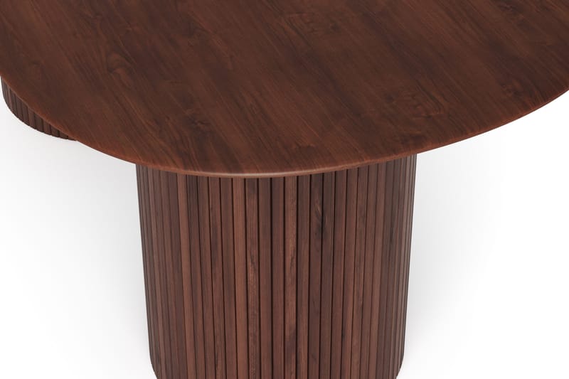 Kopparbo spisebord ovalt 180x90 cm finér - Valnøtt - Møbler - Bord - Spisebord & kjøkkenbord