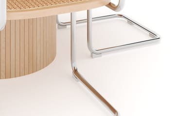 Kopparbo Spisebord Rundt 130 cm med 4 stk Build Matstkolar - Beige - Møbler - Bord - Spisegruppe