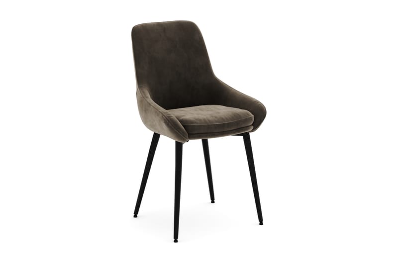 Kopparbo Spisegruppe 200-206cm med 8 Alsarp Spisestoler - Svart - Møbler - Bord - Spisegruppe