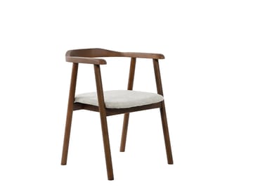 Kopparbo spisegruppe med rundt bord 110 cm valnøtt og 4 Jolie spisestoler - Valnøtt - Møbler - Bord - Spisegruppe
