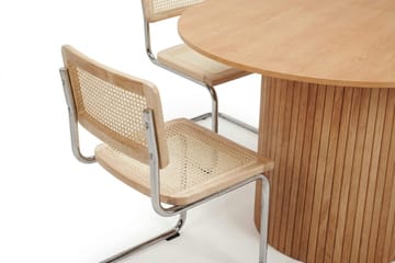 Kopparbo spisegruppe rund 110 cm eik med 4 Build spisestoler - Eik - Møbler - Bord - Spisegruppe