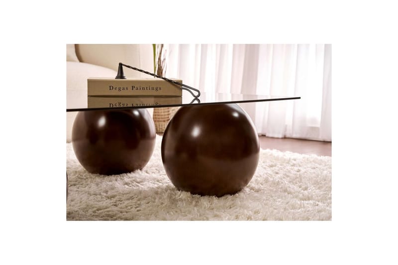 Koushik Sofabord 110 cm - Sand/Lysgrå - Møbler - Bord - Sofabord & salongbord