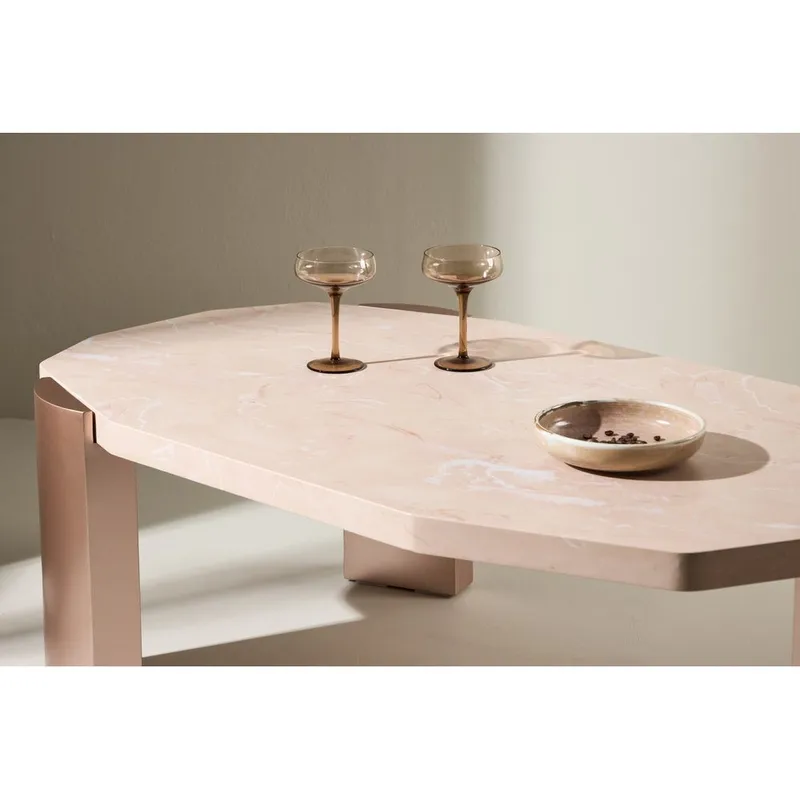 Kres Sofabord 125 cm - Rosa - Møbler - Bord - Sofabord & salongbord