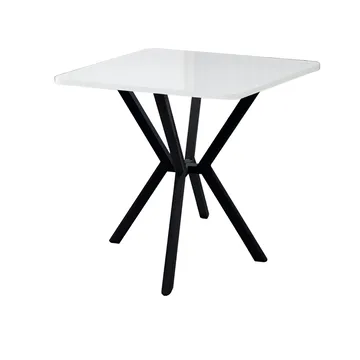 Krylor spisebord 70 cm kvadratisk - Hvit - Møbler - Bord - Spisebord & kjøkkenbord