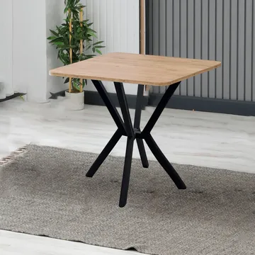 Krylor spisebord 70 cm kvadratisk - Valnøtt - Møbler - Bord - Spisebord & kjøkkenbord