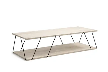 Labranda Sofabord 120 cm - Svart/Marmor - Møbler - Bord - Marmorbord