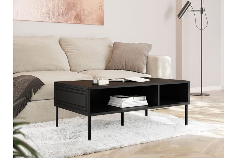 Laholm Sofabord 110 cm - Svart - Møbler - Bord - Sofabord & salongbord
