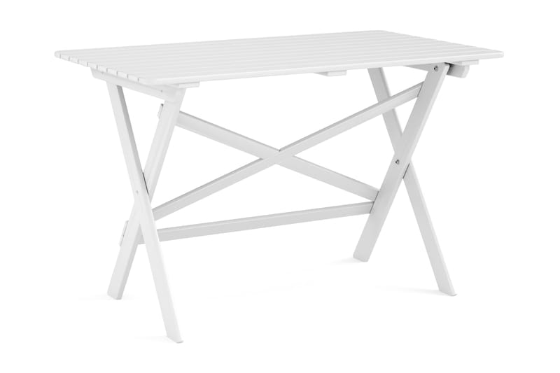 Landet Spisebord Utendørs 118x70x74 cm, Hvit